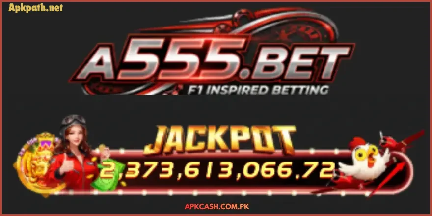 A555.bet Game APK 2026 Android interface showing multiple popular games