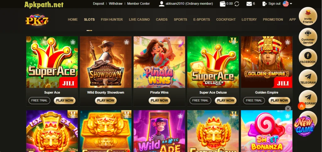 Beginner-friendly PK7 Bet Game 2026 interface on smartphone