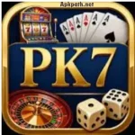 Alt Text: PK7 Bet Game 2026 APK download screen on Android phone