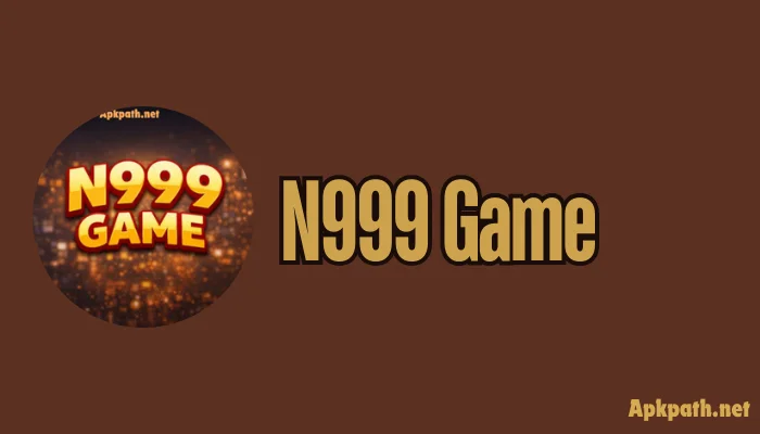 N999 Game 2026 logo in bold golden letters on a warm, glowing background for Android APK review.