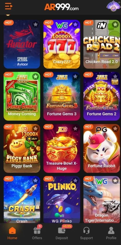 AR999 Game APK mini games collection