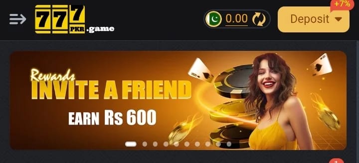 777pkr Game earning proof showing real money balance and successful withdrawal