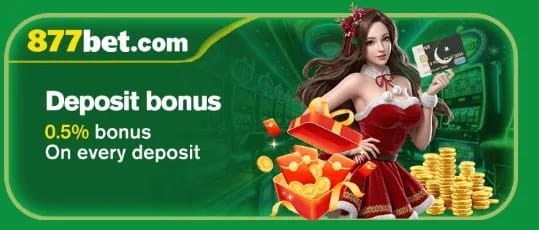 Mobile screen displaying 877Bet lottery game with coins and online earning features for Pakistani users