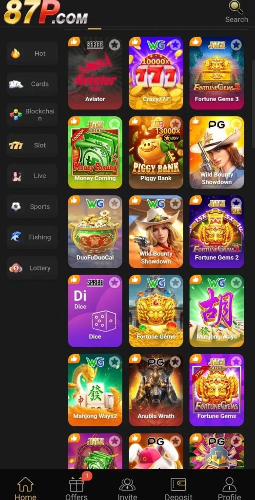 87P Game online casino style app with user-friendly design and gameplay