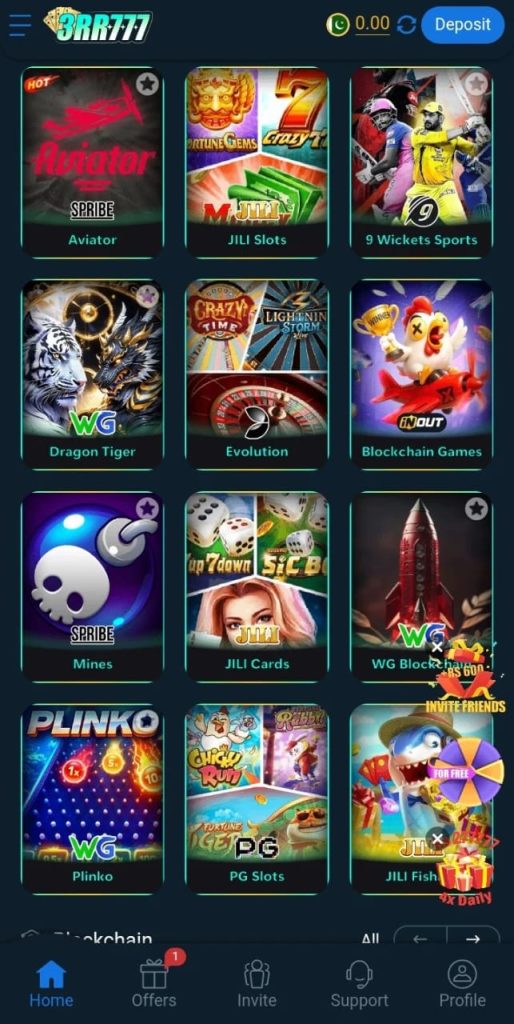 3RR777 Game APK Android gaming platform with easy user interface