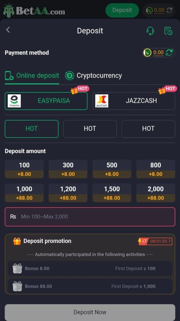 betAA Game APK deposit withdrawal 2026