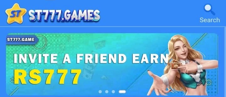 ST777 Game referral bonus dashboard