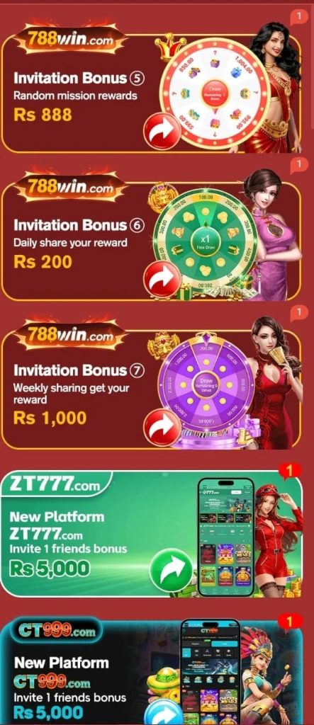 latest earning app Pakistan 788win Game interface with lottery games and instant withdrawal options
