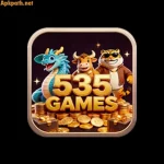 535 Game APK 2026 latest version download screen on Android mobile showing gaming app interface and features