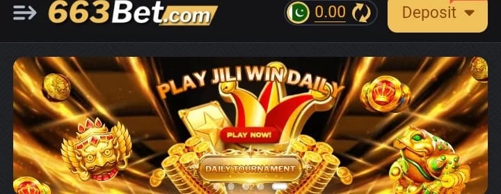 663Bet Game APK 2026 Android app showing main screen and game options