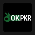 OKPKR Game mobile app interface showing online earning games, wallet system, and casino-style gaming dashboard