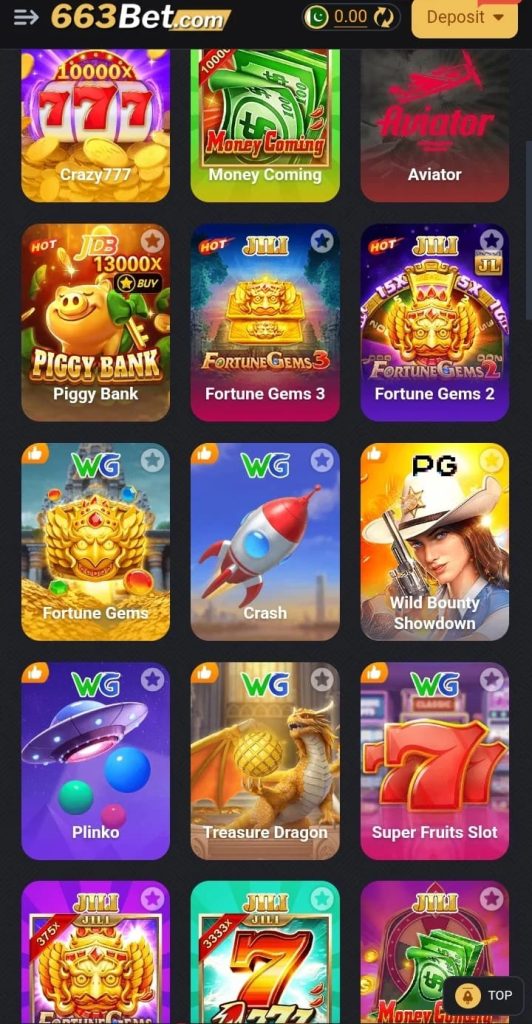 663Bet Game APK latest version 2026 showing easy navigation for beginners
